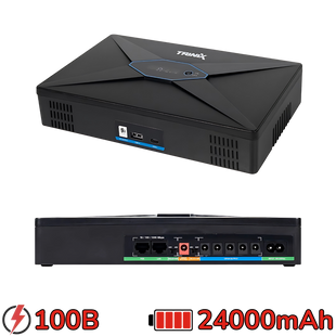 Источник бесперебойного питания DC UPS Trinix TRX-MUPS-48100 Type-C (4*6000mAh LiFePo4) 5V/12V/24V/48V/52V/PoE, LiFePO4 4*6Ah, для роутера и медиаконвертера 42-00172 фото