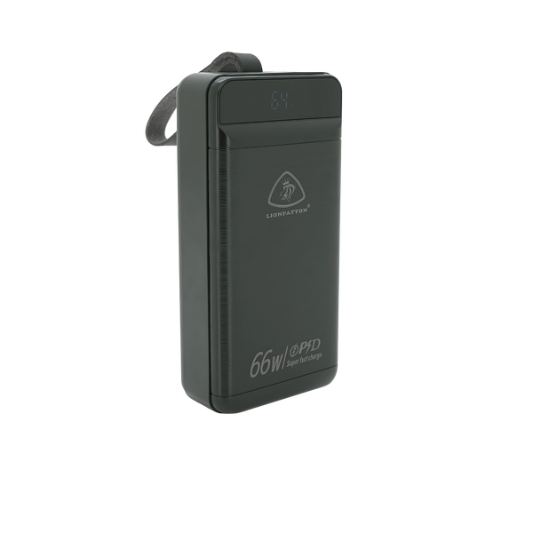 Powerbank LIONPATTON L45, 40000mAh, QC3.0, MicroUSB, Type-C, Lighting, 3xUSB, Black, Box pwb1-4 фото