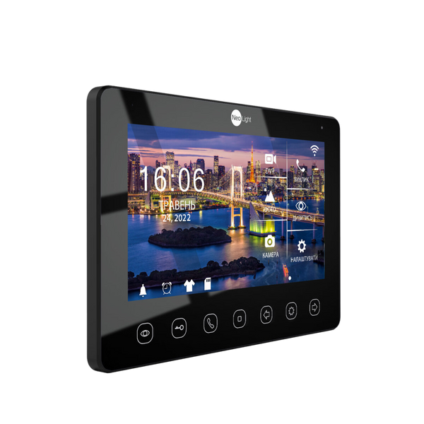 Відеодомофон NeoLight OMEGA+ HD WF Black 99-00006151 фото