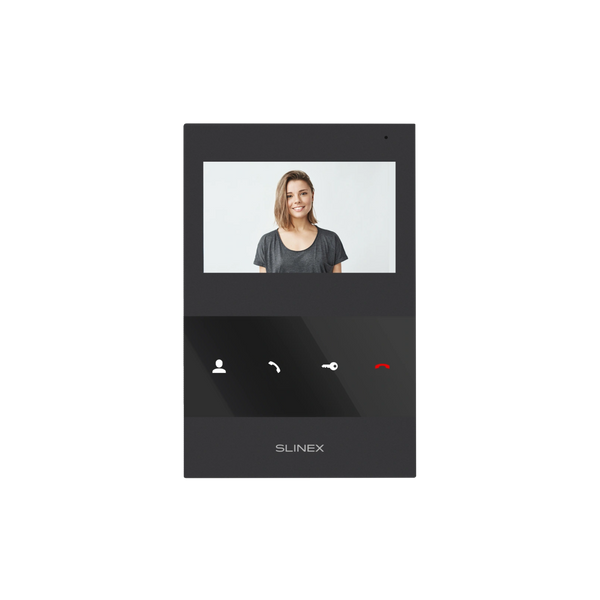 Комплект видеодомофона Slinex ML-16HD(Black)+SQ-04M(Black) 99-00014497 фото