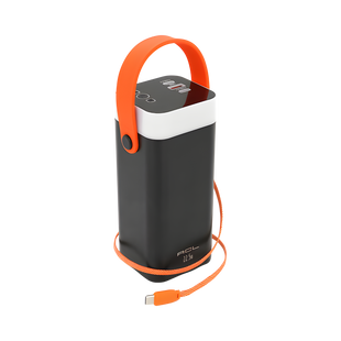 Powerbank ACL PW-142 40000mAh, PD22.5W, 4xUSB+USB-C, 4 кабели (USB/Micro/Type-C/Lighting), Фонарь, 0.85кг, Black/White, BoxPowerbank ACL PW-142 40000mAh, PD22.5W, 4xUSB+USB-C, 4 кабели (USB/Micro/Type-C/Lighting), Фонарь, 0.85кг, Black/White, Box pwb1-26 фото