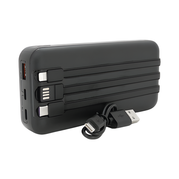 Повербанк ACL PW-117 20000mAh, PD22.5W, 1xUSB+2xUSB-C, 3 кабелі pwb1-31 фото