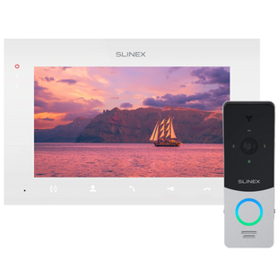 Комплект відеодомофону Slinex ML-20HD(Black)+SQ-07MTHD(White) 99-00014498 фото