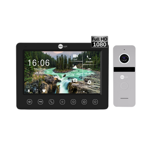 Комплект відеодомофону NeoLight NeoKIT HD+ WF B/Silver B20240 фото