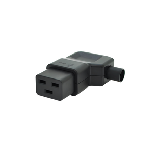 Триконтактний роз'єм IEC320 C19 мама (кутовий), 250V, 16A, під викруткову збірку Q50/500  r2-11 фото