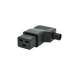 Триконтактний роз'єм IEC320 C19 мама (кутовий), 250V, 16A, під викруткову збірку Q50/500  r2-11 фото