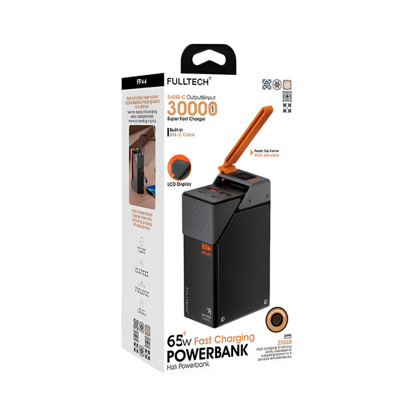 PowerBank FULLTECH PRIME 30000mAh, Black, Box pwb1-14 фото