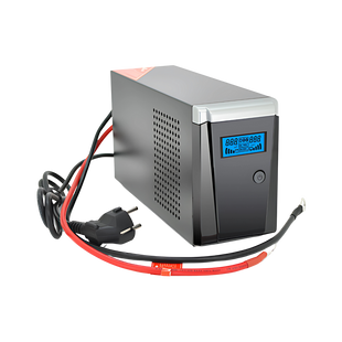ИБП с правильной синусоидой RITAR RTSW-500 LCD, 12В, под наружный АКБ, Q4 (320*132*210) 4,2 кг (260*85*140) dbj1-2 фото