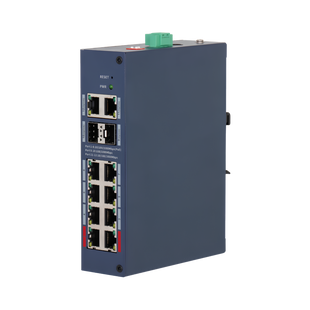 Комутатор 12 портів керований Dahua DH-CHS4212-8GT-110 PoE 99-10032735 фото