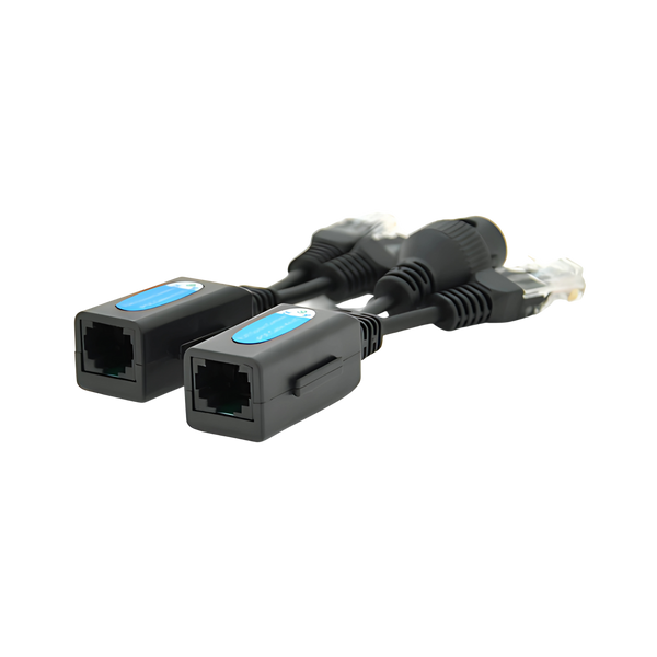 Splitter/Combiner RJ-45 POE Розгалужувач сигналу 2 пристрою по одному кабелю з підтримкою POE (Пара) i1-6 фото