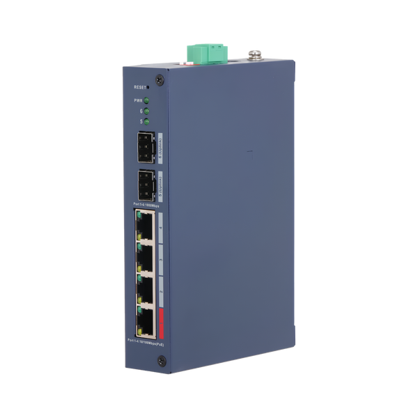 Комутатор 6 портів керований Dahua DH-CHS4206-4ET-90 PoE 99-10026679 фото