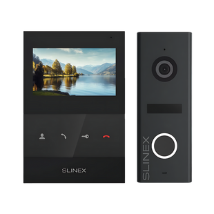 Комплект відеодомофону Slinex SQ-04 Black + ML-17HR Graphite 99-00024900 фото