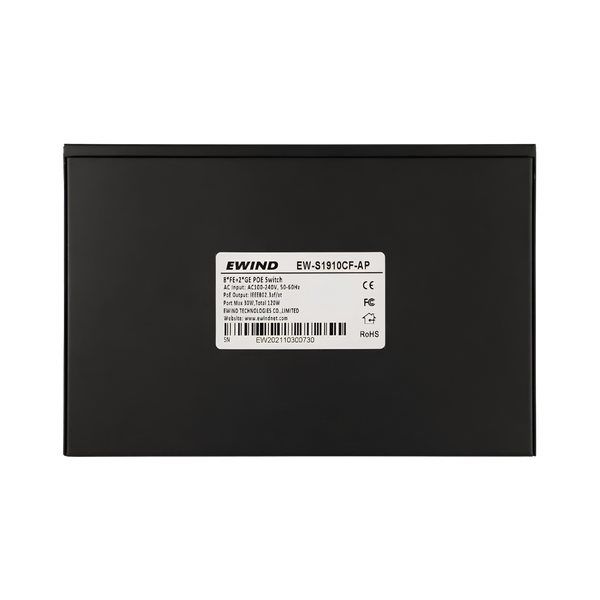 Комутатор 10 портів некерований Ewind EW-S1910CF-AP PoE 99-00018260 фото