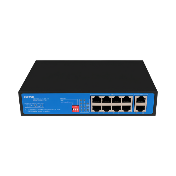 Комутатор 10 портів некерований Ewind EW-S1910CF-AP PoE 99-00018260 фото