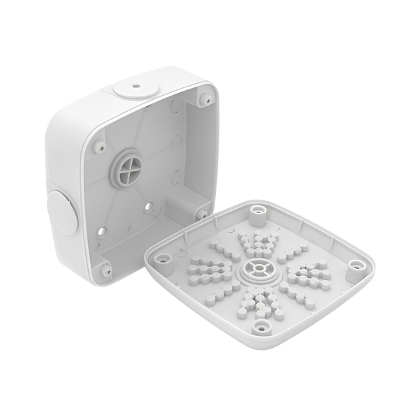Монтажна коробка для камер CamBoxWD 130х130х50мм біла, пластик. IP-65 kb1-6 фото