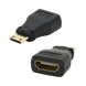 Перехідник mini HDMI (тато)-HDMI (мама), Q100 ph1-1 фото 1
