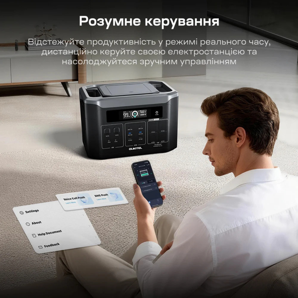 Портативна зарядна станція OUKITEL BP3000E 3200W 2048Wh 42-00280 фото