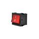 Перемикач ON-OFF KCD1-104, 250VAC/6A, 4 контакти, RED, Q100 p1-7 фото