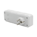 Розетка тройник с заземлением F102-White, 2 розетки+3USB(1А), 2500W, 10A, 110-250V~Max, Blister dmf1-12 фото 4