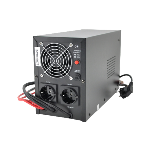 ДБЖ з правильною синусоїдою Europower PSW-EPB1500TW24 (1050 Вт) 10/20А, під зовнішню АКБ 24В (415*208*283) 8,95 кг (346*145*220), Q2 PSW-EPB1500TW24	 фото