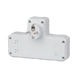 Розетка тройник Т-образный с заземлением F302-White, 2 розетки+3USB(1А), 2500W, 10A, 110-250V~Max, Blister dmf1-18 фото 3
