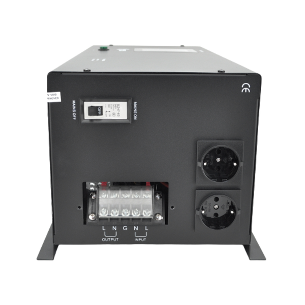 ИБП с правильной синусоидой Europower PSW-EP3000WM24 (2100 Вт) 20А, настенный, под наружную АКБ 24В, Q1 640*335*325 19,9 кг PSW-EP3000WM24 фото