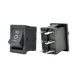 Переключатель ON-OFF KCD2-213, 250VAC/6A, 6 контактов, Black, Q100 p1-17 фото