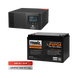 Комплект резервного питания 640W 1280Wh: инвертор с функцией ИБП Kraft KRF-AVR800VA/640W-12V + аккумуляторная батарея LiFePO4 12.8V 100Ah Trinix LFP 12V100Ah 44-00001-42-00095 фото 1