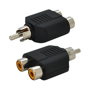 Cпліттер RCA (тато)/2 RCA (мама), Q100 pk1-5 фото