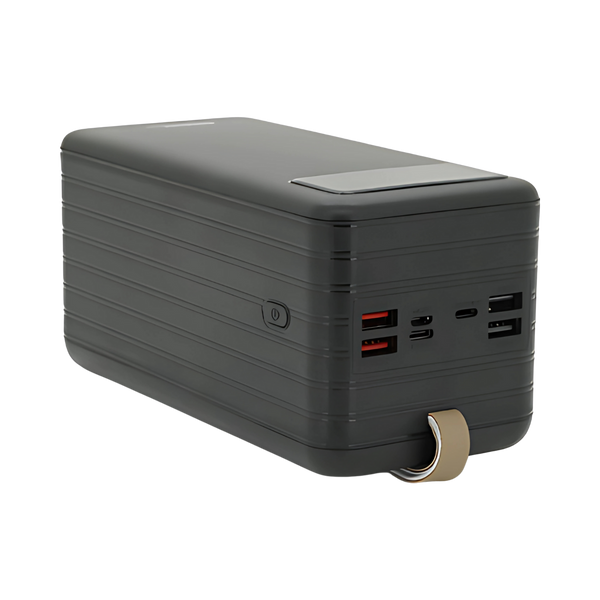 Powerbank ACL PW-94 80000mAh, 4xUSB, 4 кабелі (USB/Micro/Type-C/Lighting), 1,4 кг, Black, Box pwb1-6 фото